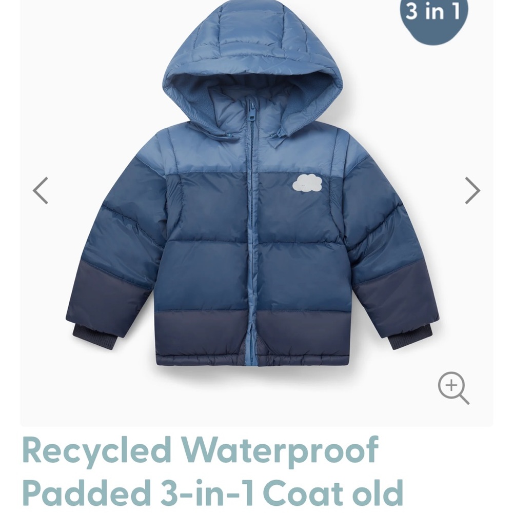 MORI Recycled Waterproof Padded 3-in-1 Coat